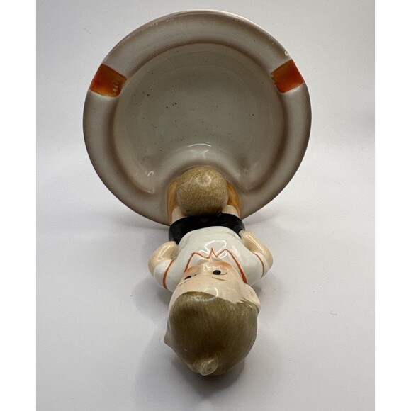 Goebel Ashtray Boy With Ball Has TMK1 and TMK2 Marks - Picture 11 of 15